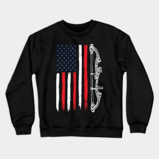 Archery American Flag Crewneck Sweatshirt